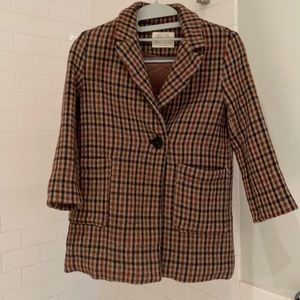 Girls Zara kids wool jacket